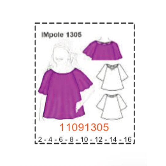 MOLDE POLERAS NIÑA - 2