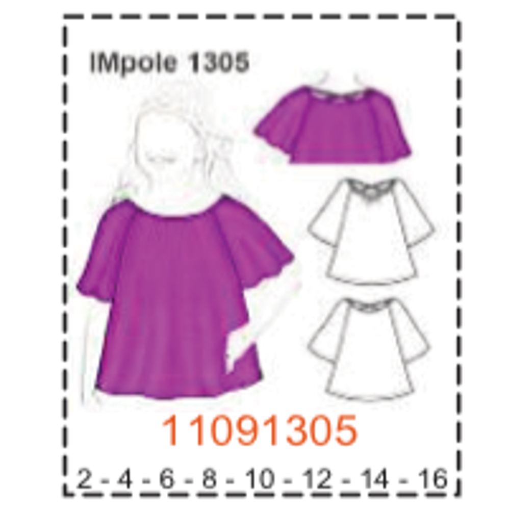 MOLDE POLERAS NIÑA - 2