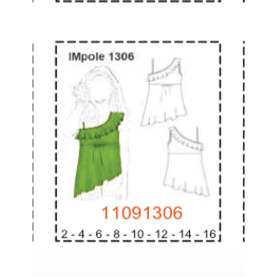 MOLDE POLERAS NIÑA - 2