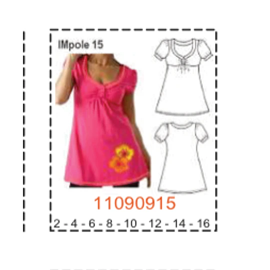 MOLDE POLERAS NIÑA - 1