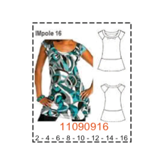 MOLDE POLERAS NIÑA - 1
