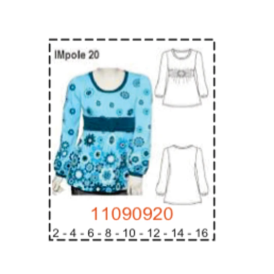 MOLDE POLERAS NIÑA - 1