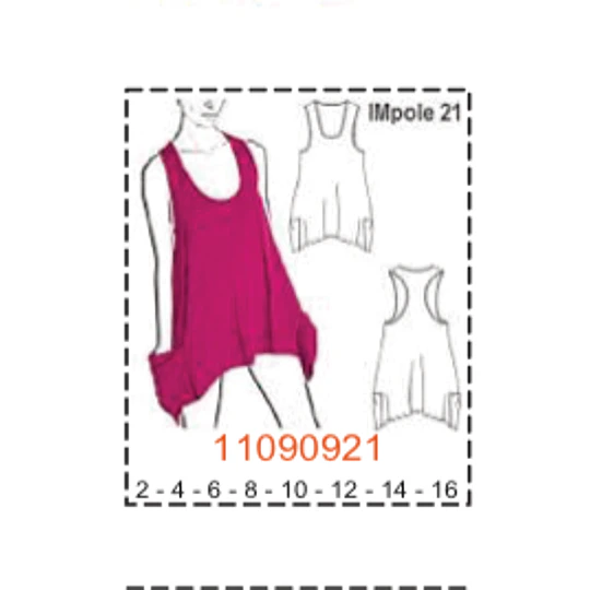 MOLDE POLERAS NIÑA - 1
