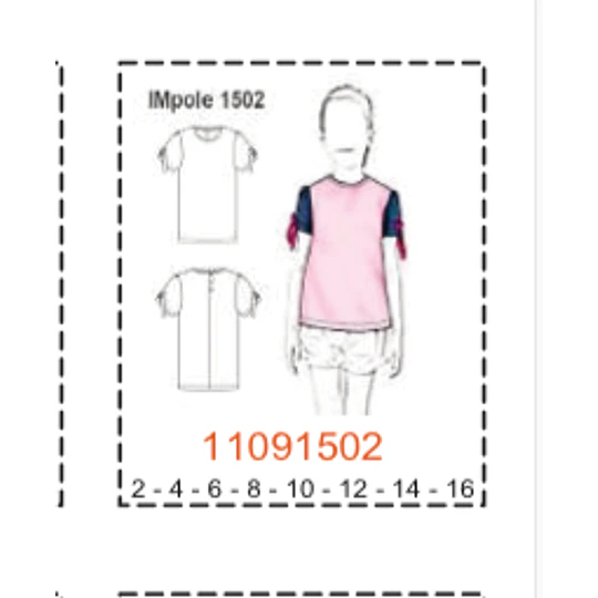 MOLDE POLERAS NIÑA - 2