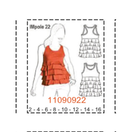 MOLDE POLERAS NIÑA - 1