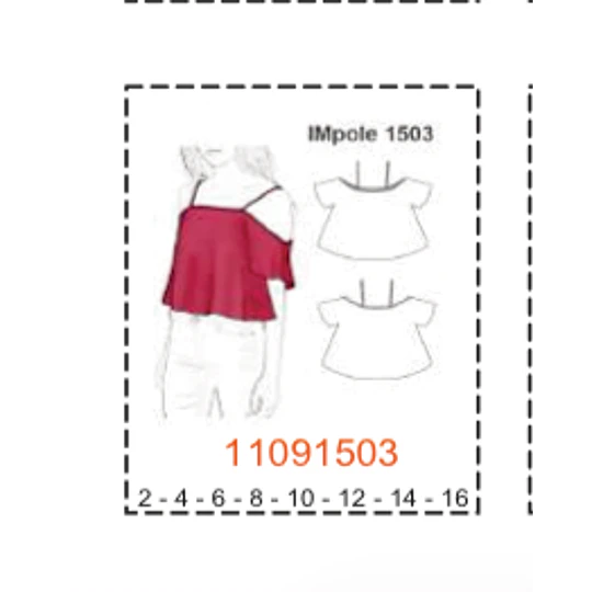 MOLDE POLERAS NIÑA - 2