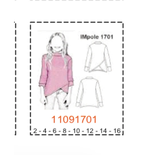 MOLDE POLERAS NIÑA - 2