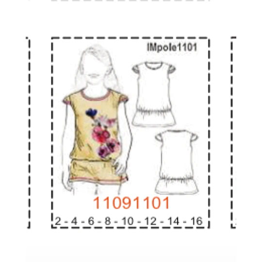 MOLDE POLERAS NIÑA - 1