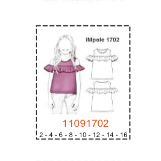 MOLDE POLERAS NIÑA - 2