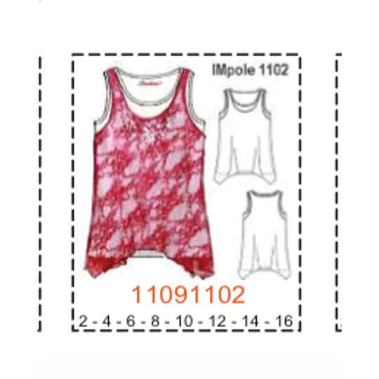 MOLDE POLERAS NIÑA - 1