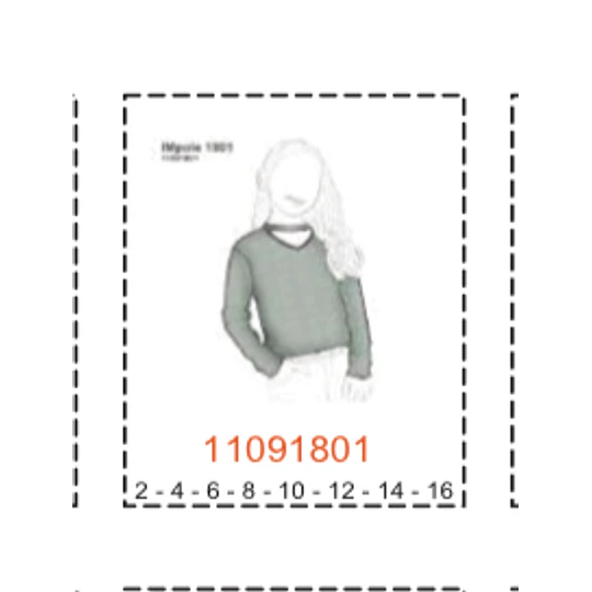 MOLDE POLERAS NIÑA - 2