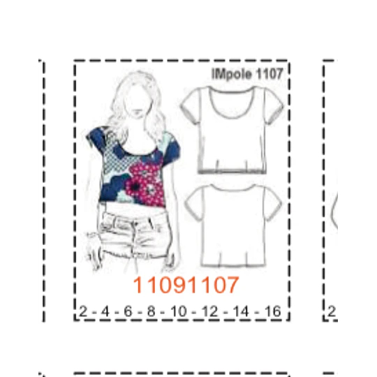 MOLDE POLERAS NIÑA - 1