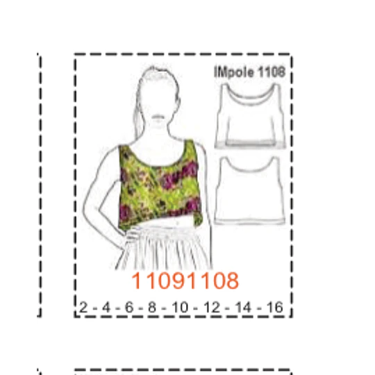 MOLDE POLERAS NIÑA - 1