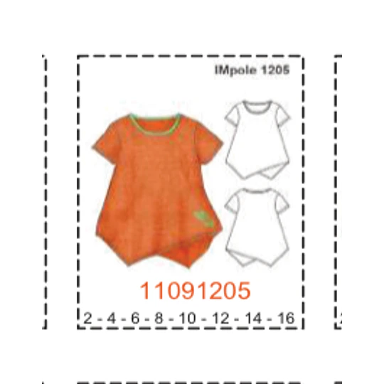 MOLDE POLERAS NIÑA - 1