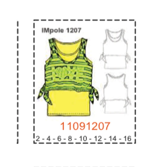 MOLDE POLERAS NIÑA - 1