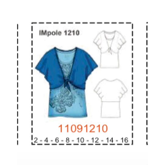 MOLDE POLERAS NIÑA - 1