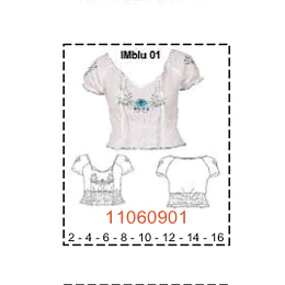 MOLDE BLUSAS NIÑA