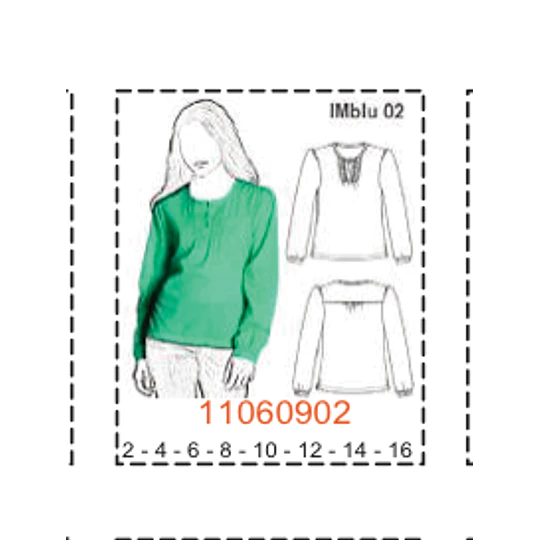 MOLDE BLUSAS NIÑA