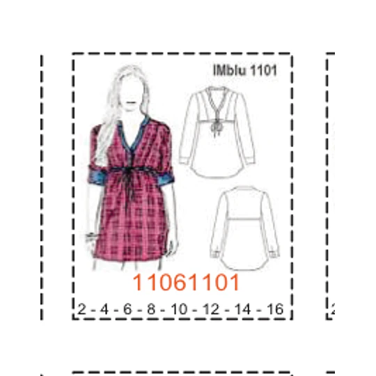 MOLDE BLUSAS NIÑA