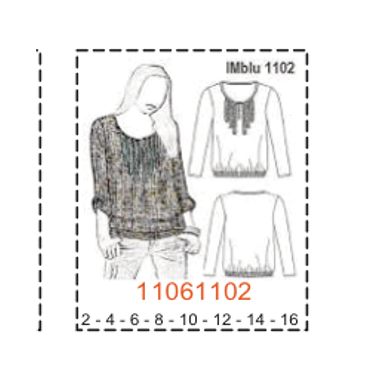 MOLDE BLUSAS NIÑA
