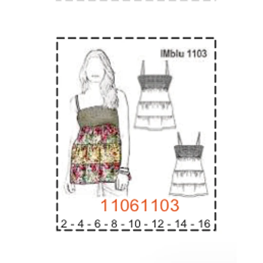 MOLDE BLUSAS NIÑA