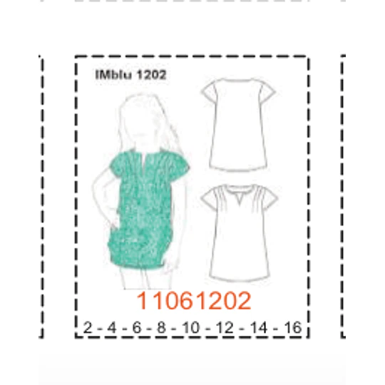 MOLDE BLUSAS NIÑA