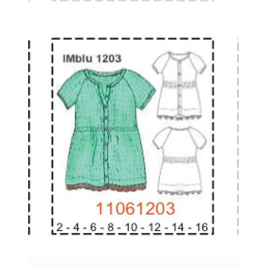 MOLDE BLUSAS NIÑA