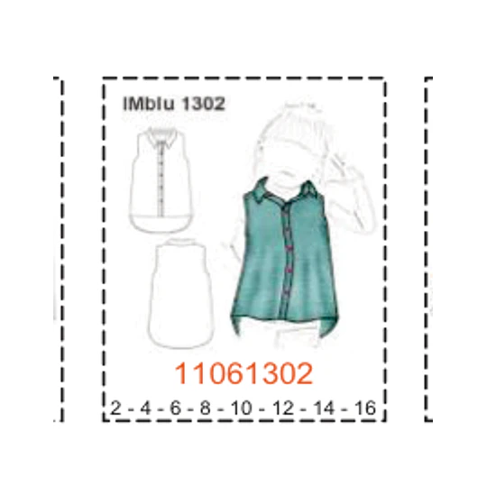 MOLDE BLUSAS NIÑA