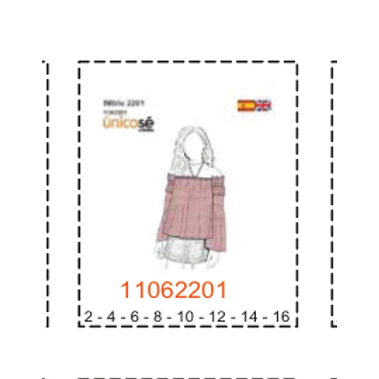 MOLDE BLUSAS NIÑA