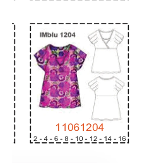 MOLDE BLUSAS NIÑA 