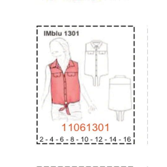 MOLDE BLUSAS NIÑA 