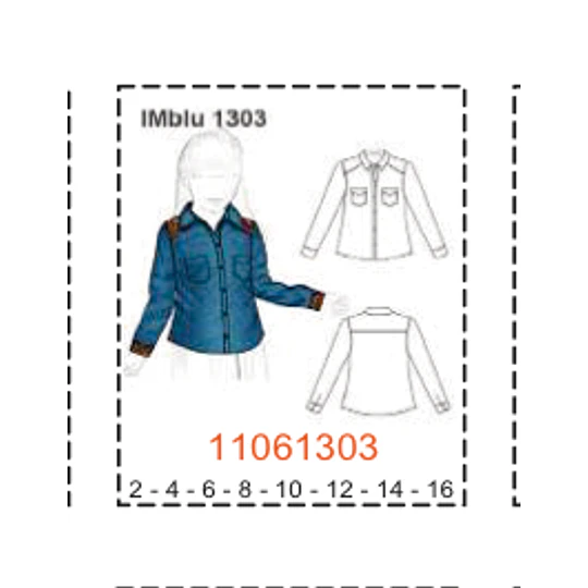 MOLDE BLUSAS NIÑA 