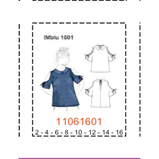 MOLDE BLUSAS NIÑA 