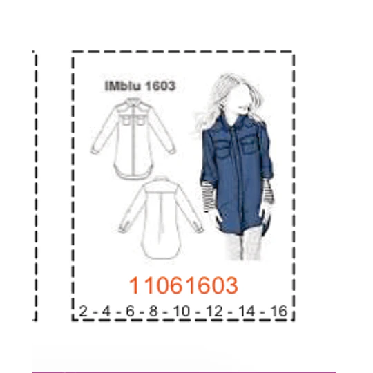 MOLDE BLUSAS NIÑA 