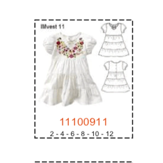 MOLDE VESTIDOS NIÑA - 1
