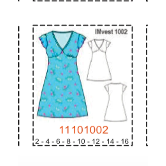 MOLDE VESTIDOS NIÑA - 1