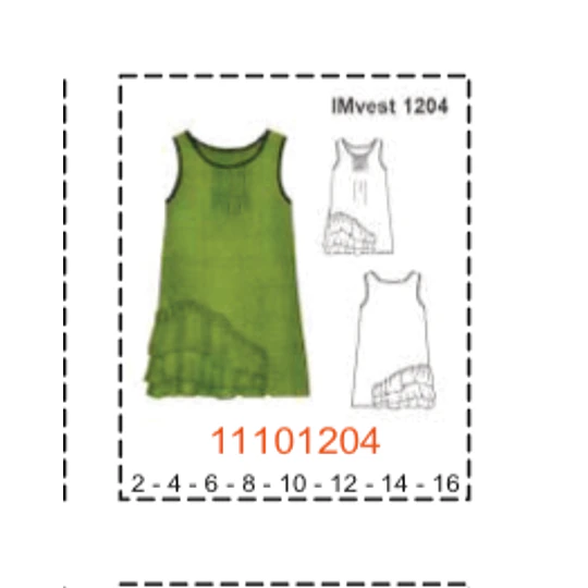 MOLDE VESTIDOS NIÑA - 1