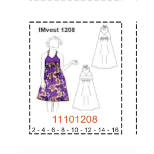 MOLDE VESTIDOS NIÑA - 1