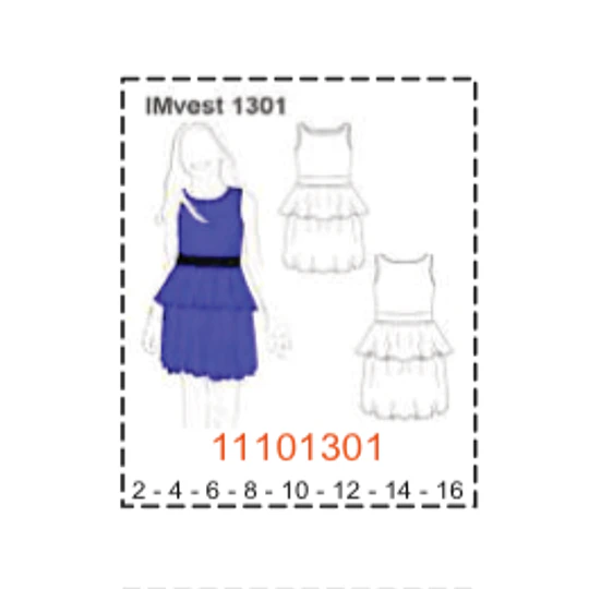 MOLDE VESTIDOS NIÑA - 1