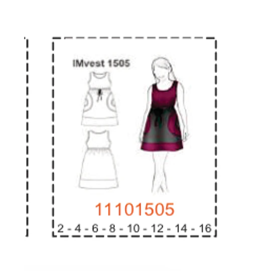 MOLDE VESTIDOS NIÑA - 1