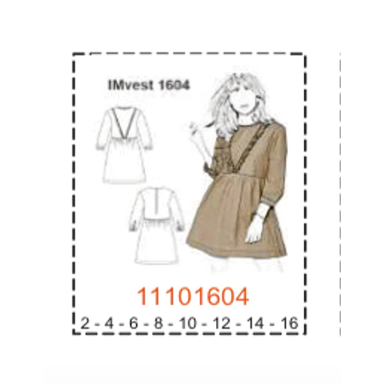 MOLDE VESTIDOS NIÑA - 1