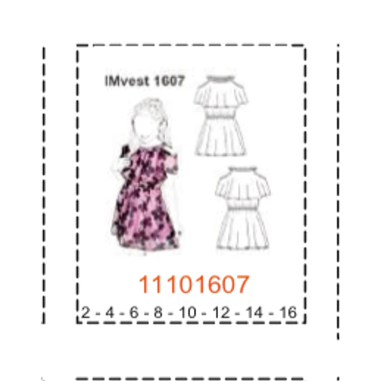MOLDE VESTIDOS NIÑA - 2