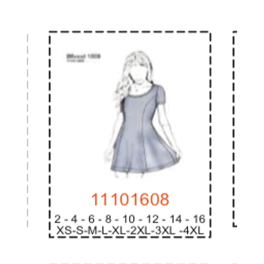 MOLDE VESTIDOS NIÑA - 2