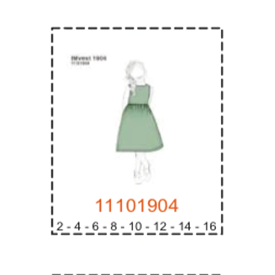 MOLDE VESTIDOS NIÑA - 2