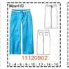 MOLDE PANTALONES NIÑA - 1