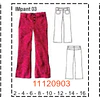 MOLDE PANTALONES NIÑA - 1