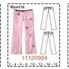 MOLDE PANTALONES NIÑA - 1