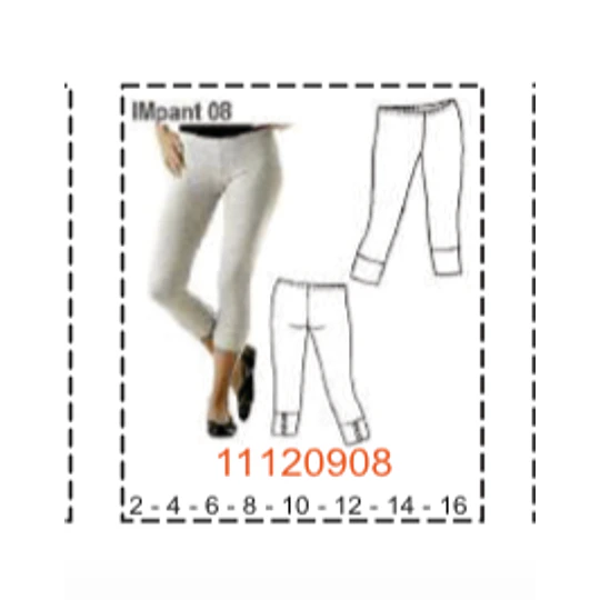 MOLDE PANTALONES NIÑA - 1