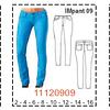 MOLDE PANTALONES NIÑA - 1