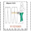 MOLDE PANTALONES NIÑA - 1